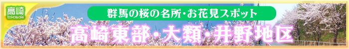 群馬の桜の名所・お花見スポット【高崎東部・大類・井野地区】